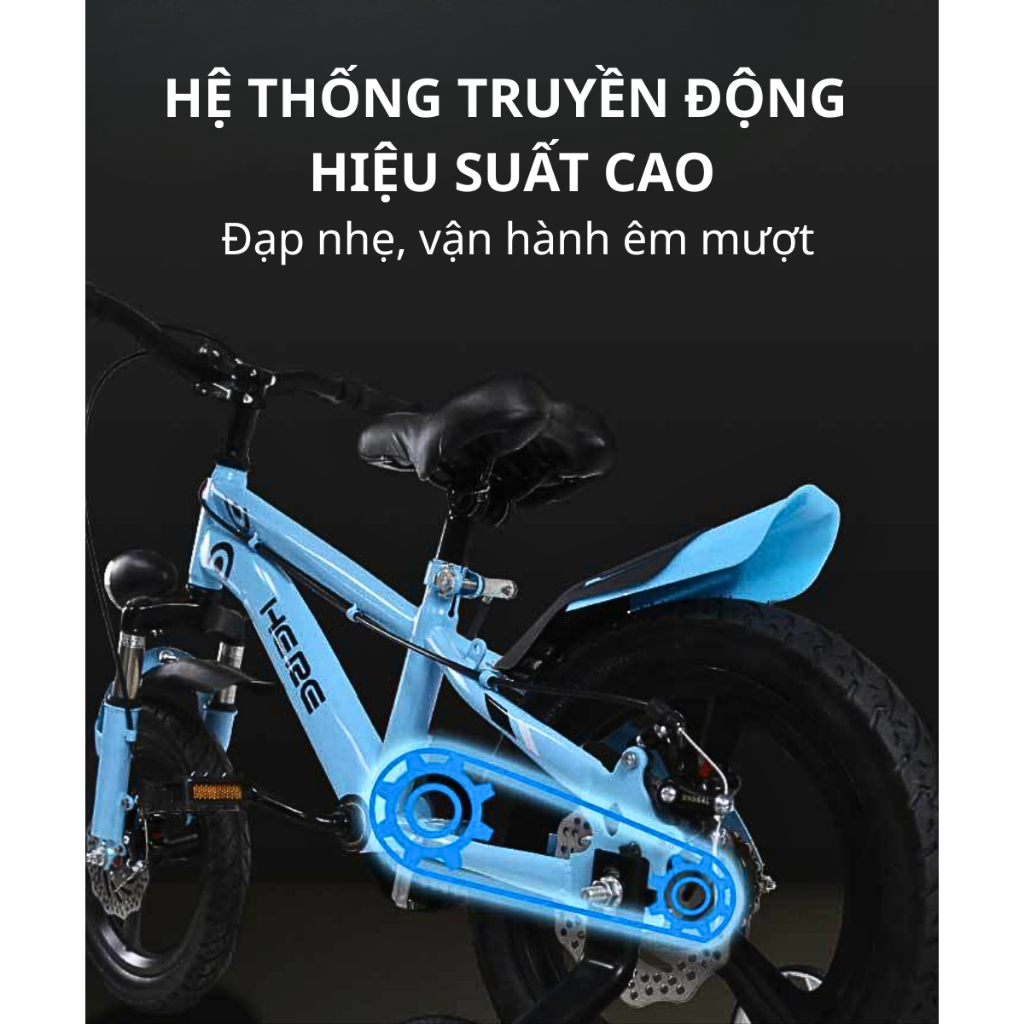 {XĐCD-30+XĐ-90 TẶNG KÈM BƠM TAY} XE Đạp Có Thể Gập Lại Đủ Size 12-16 inh,Xe Đạp Có Phanh Kép An Toàn