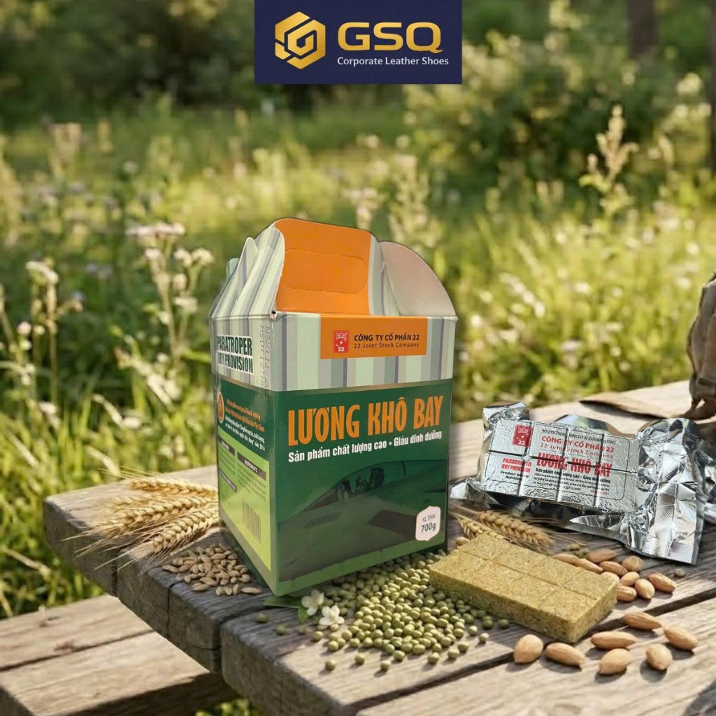 Lương Khô Bay Hộp 700g Lương Khô QĐ Thơm Ngon Dinh Dưỡng