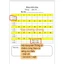 Khổ A5 Sổ chấm công CÁ NHÂN - quyển 24 tờ in 1 mặt - Bìa vàng