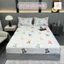 Set ga gối lụa thái 3 món (ga và 2 vỏ gối đầu) - Chất vải lụa siêu sang, mịn, xịn D8