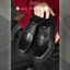 Giày Mũi Vuông The Square Toe Derby LEMANS Black ĐV01.1 - Da Bò, Đế cao su 4cm, BH 24 tháng