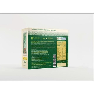 Đường Dừa Nước Hữu Cơ Cô Đặc Vietnipa (Hộp 10 Gói & Hộp 30 Gói) - Giàu Khoáng Chất, Chỉ Số Đường Thấp - Natural Market