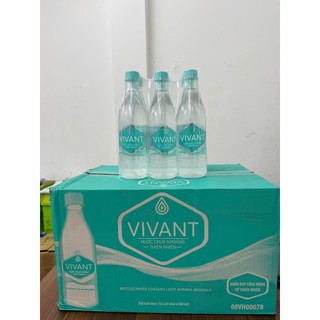 Thùng 24 chai Nước Khoáng Vĩnh Hảo Vivant 500ml