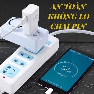 Ổ Cắm Hẹn Giờ Thông Minh FRKB-12 12H | Timer Tự Ngắt Điện, Chống Sét, Tiết Kiệm Điện Cho Gia Đình