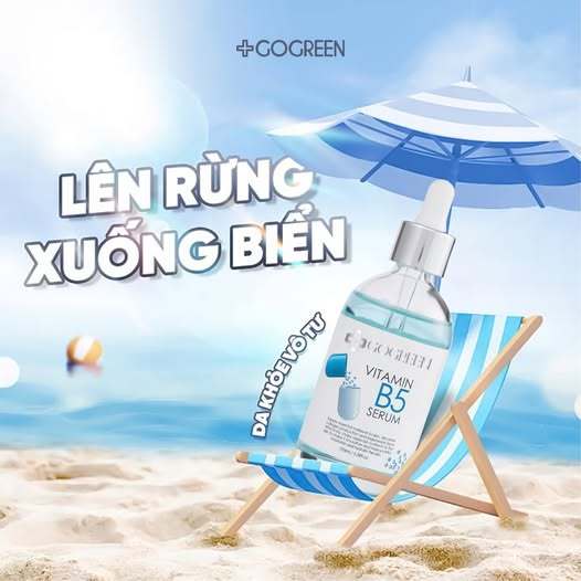 Serum phục hồi b5 Gogreen cho da mỏng yếu