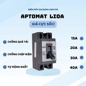 Aptomat 15A 20A 30A 40A Loại Xịn - Cầu Dao Tự Động, Aptomat Chống Chập Attomat Át Cầu Dao CB Cóc Xịn