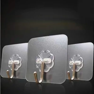 Móc Dán Tường Trong Suốt Siêu Dính || Móc Dán Tường Chịu Lực Tốt, Chắc Chắn