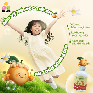 Sữa Tắm Gội Trẻ Em 2in1 Kibu MƠ - Thành Phần Thiên Nhiên, Bảo Vệ Tóc Mềm Mượt & Dịu Nhẹ Cho Da