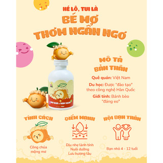 Sữa Tắm Gội Trẻ Em 2in1 Kibu MƠ - Thành Phần Thiên Nhiên, Bảo Vệ Tóc Mềm Mượt & Dịu Nhẹ Cho Da