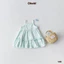 Váy Hai Dây Babydoll Bé Gái Mùa Hè Bèo Nhún DDáng Yêu Obebi 8-22KG V68