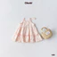 Váy Hai Dây Babydoll Bé Gái Mùa Hè Bèo Nhún DDáng Yêu Obebi 8-22KG V68