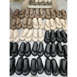 Sẵn Mieo Shoes - Dép Bánh Mì Kẹp Nhựa Cao Su Cao Cấp QC D2646 D2647 D2648 D2700