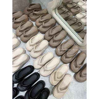 Sẵn Mieo Shoes - Dép Bánh Mì Kẹp Nhựa Cao Su Cao Cấp QC D2646 D2647 D2648 D2700