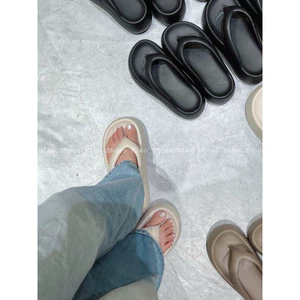 Sẵn Mieo Shoes - Dép Bánh Mì Kẹp Nhựa Cao Su Cao Cấp QC D2646 D2647 D2648 D2700