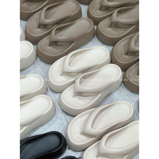Sẵn Mieo Shoes - Dép Bánh Mì Kẹp Nhựa Cao Su Cao Cấp QC D2646 D2647 D2648 D2700