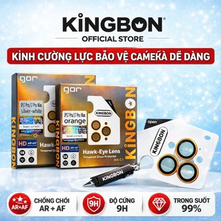 Dán LENS GOR KiNGBON Nhiều Mầu bảo vệ Camera cho iPhone 14PRO -> 17Pro Max