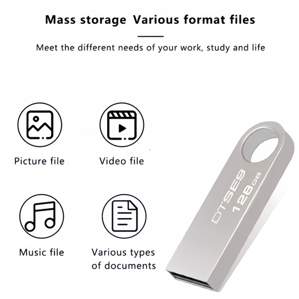 Kingston SE9 USB 2.0 - CarePhones 64GB/128GB/256GB/512GB/1TB  Độ Bền Cao,Bảo hành chính hãng 5 năm.
