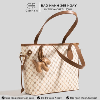Túi xách công sở nữ Tote GIRRYA M44 - Túi xách da bản to size 30cm đựng vừa laptop máy tính bảng mẫu mới 2025