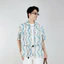 Áo Sơ Mi Ngắn Tay Dệt Kim DINOMAN Unisex Hoạ Tiết Kẻ Sọc Đan Lưới Thoáng Khí Trẻ Trung - SM018