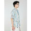 Áo Sơ Mi Ngắn Tay Dệt Kim DINOMAN Unisex Hoạ Tiết Kẻ Sọc Đan Lưới Thoáng Khí Trẻ Trung - SM018