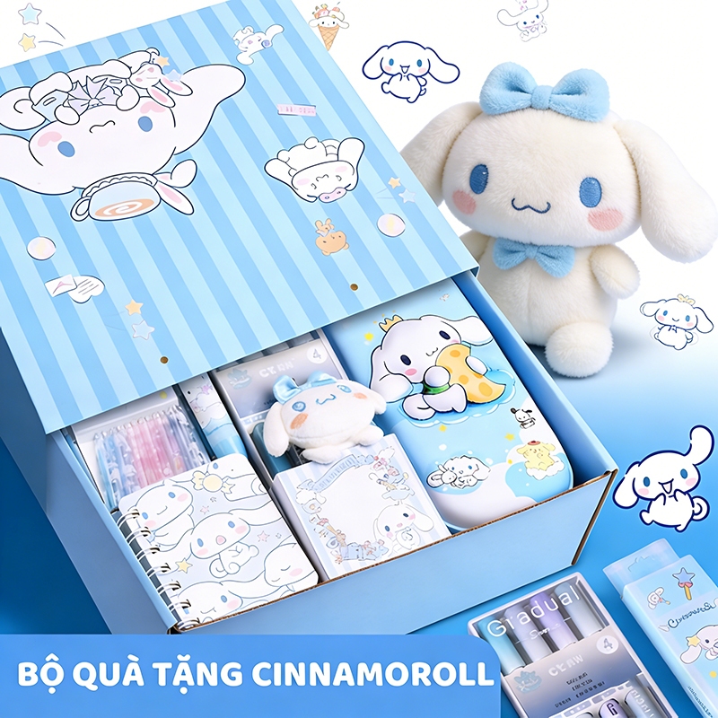 Bộ dụng cụ học tập hoạt hình đầy đủ, đồ dùng học tập cho học sinh, món quà tuyệt vời dành cho trẻ em