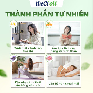 Lăn tinh dầu thư giãn thiên nhiên giúp ngủ ngon, giảm căng thẳng, hương oải hương & cam ngọt dịu nhẹ