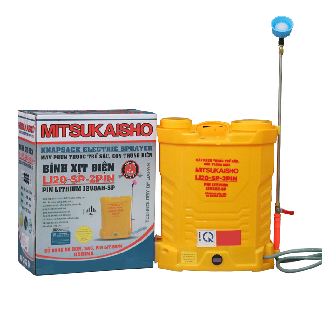 Bình Xịt Côn Trùng MITSUKAISHO Li20-SP-2P 20L - PlN Oshima - Bảo Hành Chính Hãng 12 Tháng