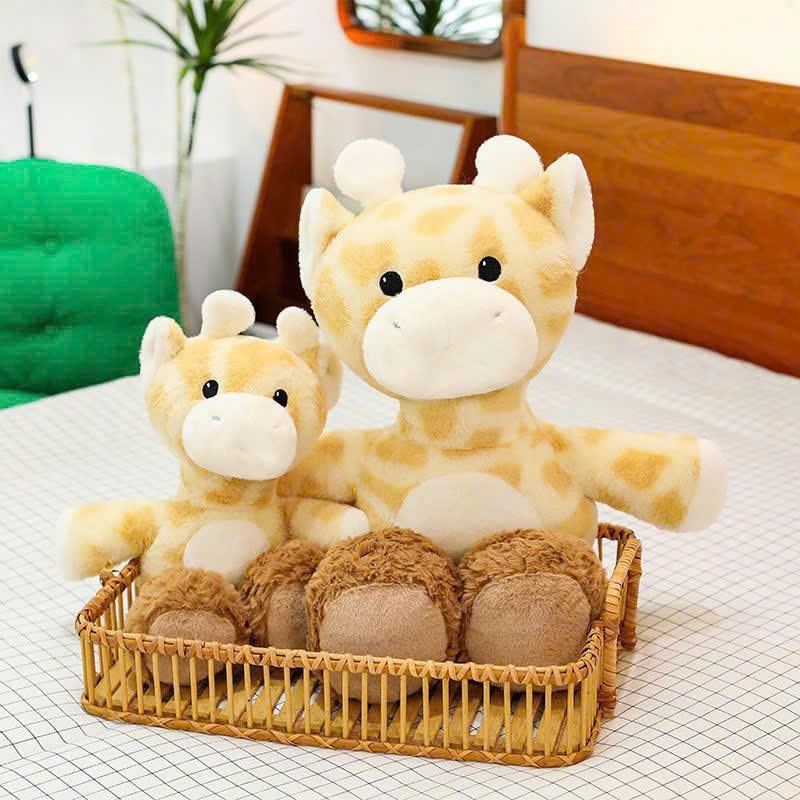 Gấu bông hươu mẫu mới  mềm mịn gối ôm an toàn cho trẻ nhỏ kích thước 42 cm