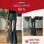Quần jeans Loe To , Quần bò loe 2 túi nhỏ trước gấu to loe rộng cá tính Rêu bụi siêu xinh LN 27