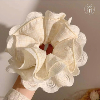Chun Buộc Tóc Ren Vintage 🎀 Scrunchies Ren Nữ Tính Cột Tóc Xinh Nhẹ Nhàng Nàng Thơ Hàn Quốc