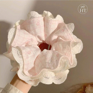 Chun Buộc Tóc Ren Vintage 🎀 Scrunchies Ren Nữ Tính Cột Tóc Xinh Nhẹ Nhàng Nàng Thơ Hàn Quốc