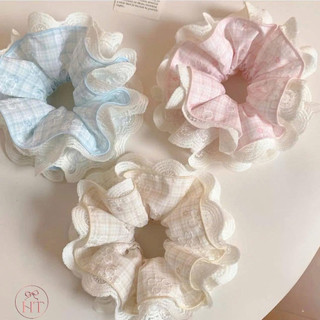 Chun Buộc Tóc Ren Vintage 🎀 Scrunchies Ren Nữ Tính Cột Tóc Xinh Nhẹ Nhàng Nàng Thơ Hàn Quốc