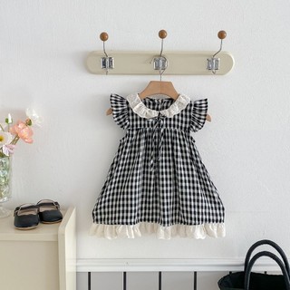 [DEAL MỞ BÁN] Váy Bé Gái Kẻ Caro Hàn quốc Với Chất Liệu Thô Hàn Cho Bé từ 8-22kg