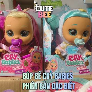 Búp bê CRY BABIES 40cm phiên bản cao cấp đặc biệt, chủ đề KISS ME má ửng hồng - Đồ chơi CUTE BEE