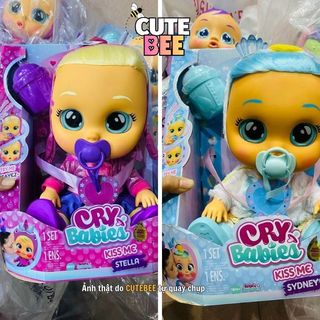 Búp bê CRY BABIES 40cm phiên bản cao cấp đặc biệt, chủ đề KISS ME má ửng hồng - Đồ chơi CUTE BEE