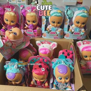 Búp bê CRY BABIES 40cm phiên bản cao cấp đặc biệt, chủ đề KISS ME má ửng hồng - Đồ chơi CUTE BEE