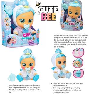 Búp bê CRY BABIES 40cm phiên bản cao cấp đặc biệt, chủ đề KISS ME má ửng hồng - Đồ chơi CUTE BEE