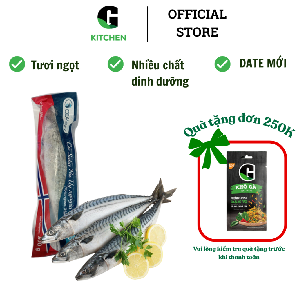 Cá saba Nauy nguyên con Blues 500g [Giao HCM]