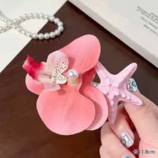 Kẹp Tóc Hoa Biển 3D 🌊🐚 Kẹp Tóc Sao Biển + Hoa Lạ Mắt Siêu Xinh Độc Lạ Nàng Thơ