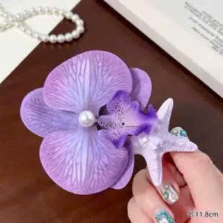 Kẹp Tóc Hoa Biển 3D 🌊🐚 Kẹp Tóc Sao Biển + Hoa Lạ Mắt Siêu Xinh Độc Lạ Nàng Thơ
