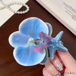 Kẹp Tóc Hoa Biển 3D 🌊🐚 Kẹp Tóc Sao Biển + Hoa Lạ Mắt Siêu Xinh Độc Lạ Nàng Thơ
