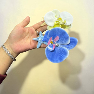Kẹp Tóc Hoa Biển 3D 🌊🐚 Kẹp Tóc Sao Biển + Hoa Lạ Mắt Siêu Xinh Độc Lạ Nàng Thơ