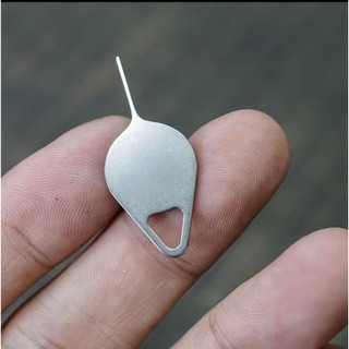 Que Chọc Sim Thép Không Gỉ Dùng Cho Điện Thoại - Có Thể Treo Khoá