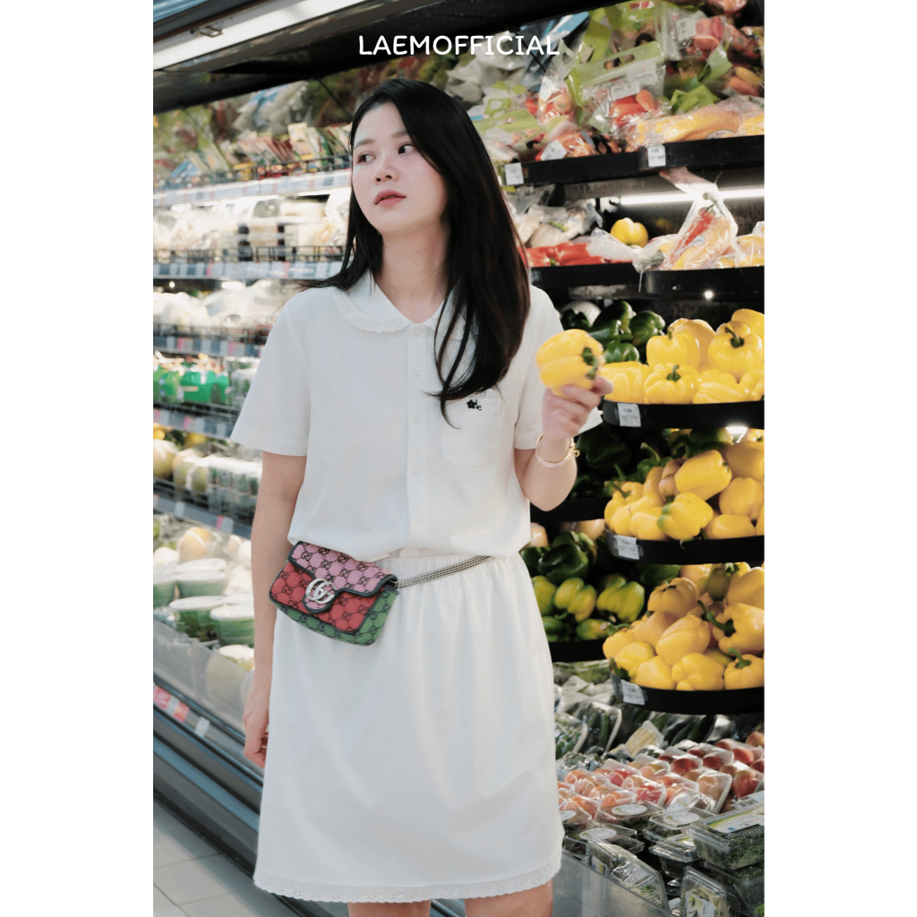 LÀ EM | Áo Kem Muối Cotton Bamboo sợi tre – Mềm Mịn, Thoáng Mát, Ít Nhăn