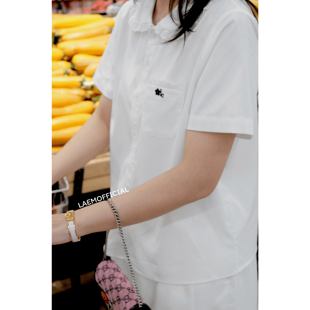 LÀ EM | Áo Kem Muối Cotton Bamboo sợi tre – Mềm Mịn, Thoáng Mát, Ít Nhăn