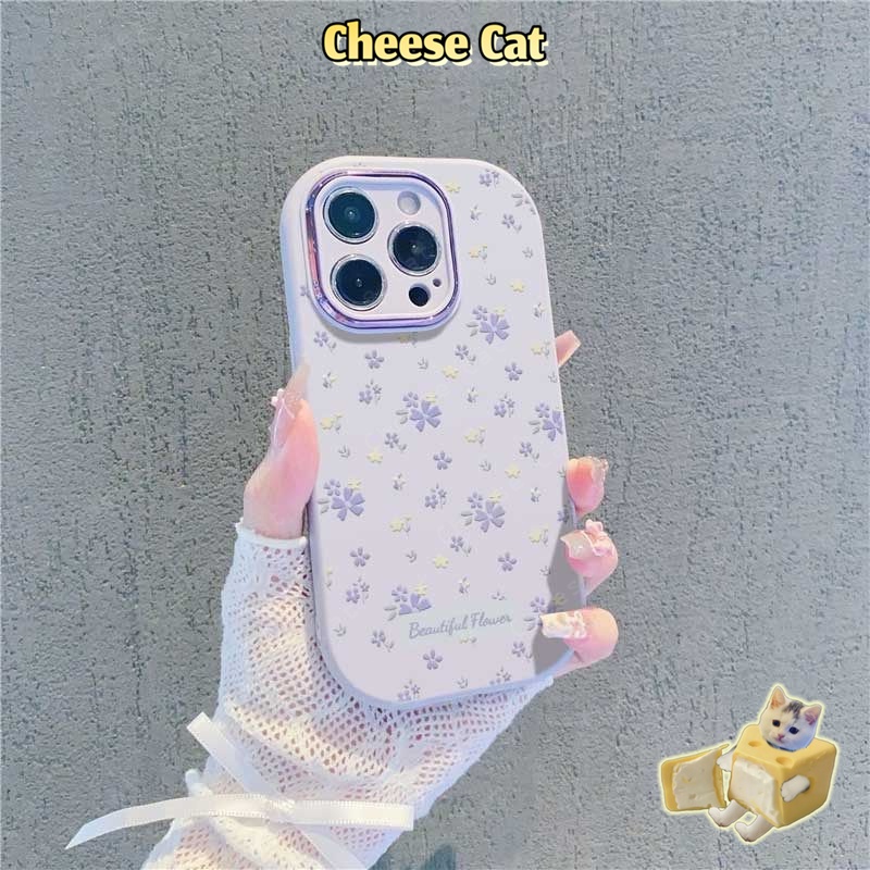 Vỏ điện thoại hoa hồng tím có gương mỹ phẩm cho iPhone Xs Max XR 11 12 13 14 15 16 17 Pro Max Plus 17 Air 7 8 Plus SE
