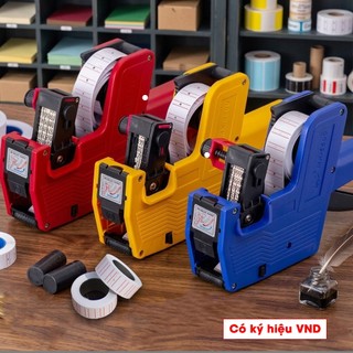 Máy bắn giá - Máy bấm giá t.iền MX-5500 trong cửa hàng siêu thị - Có ký hiệu VND