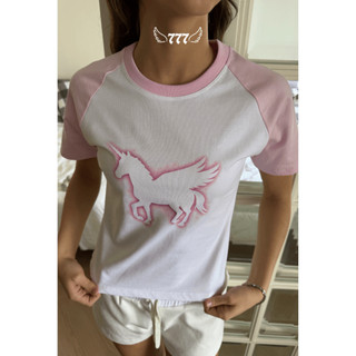 Áo Thun Babytee Local Brand 777ANGELS | 777 UNICORN BABY TEE, Cotton 2 Chiều, In nhiệt | 7BT - UC