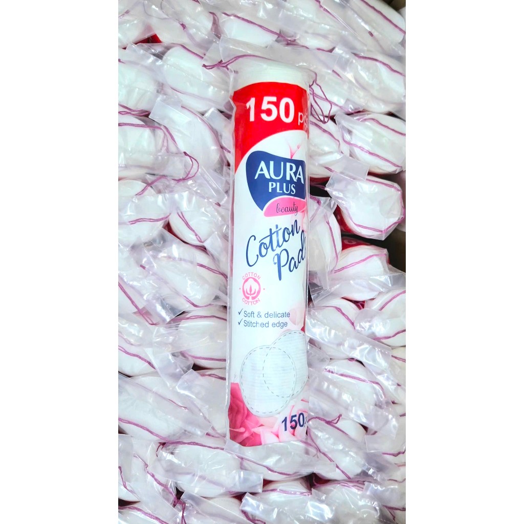 [Chính Hãng] Bông tẩy trang Aura 150 miếng - 1 Bịch