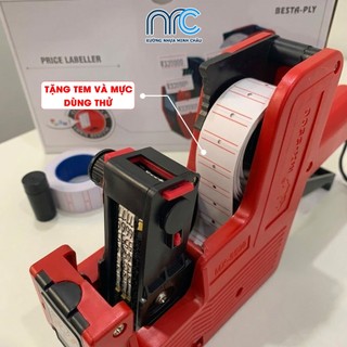 Máy bắn giá - Máy bấm giá t.iền MX-5500 trong cửa hàng siêu thị - Có ký hiệu VND